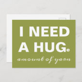 Carte Postale Yarn Joke (Devant / Derrière)