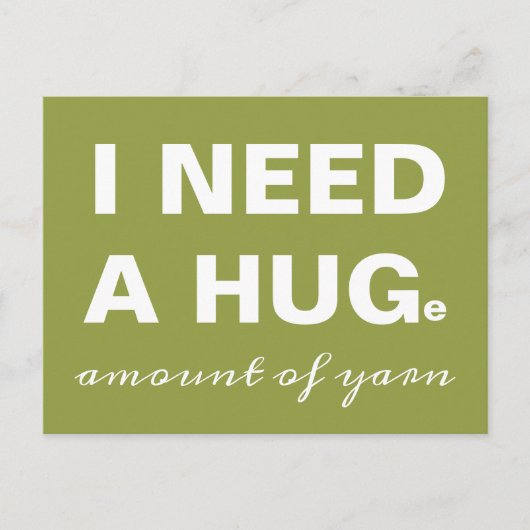 Carte Postale Yarn Joke (Devant)