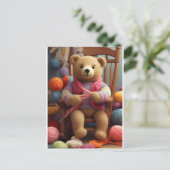 Carte Postale Yarnie Bear (Debout devant)
