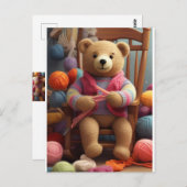 Carte Postale Yarnie Bear (Devant / Derrière)