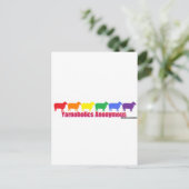 Carte Postale Yarnoholics Anonymous Arc-en-ciel (Debout devant)