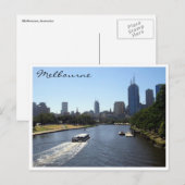 Carte Postale yarra melbourne (Devant / Derrière)