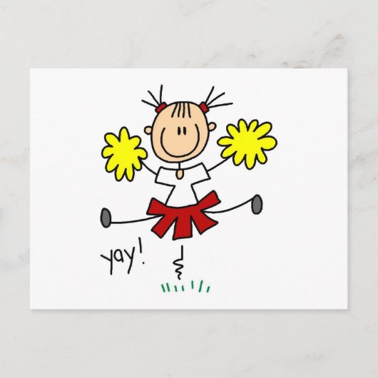 Carte Postale Yay Team Cheering Tshirts et cadeaux (Devant)