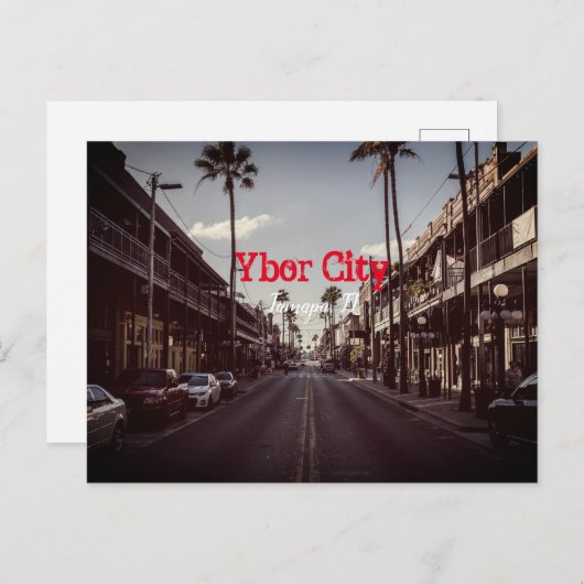 Carte Postale Ybor City, Tampa FLORIDA (Devant / Derrière)