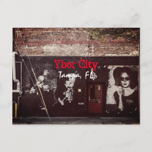 Carte Postale Ybor City, Tampa FLORIDA (Devant)