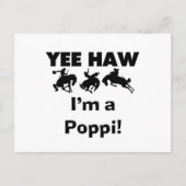 Carte Postale Yee Haw Je suis un Poppi T-shirts et cadeaux (Devant)
