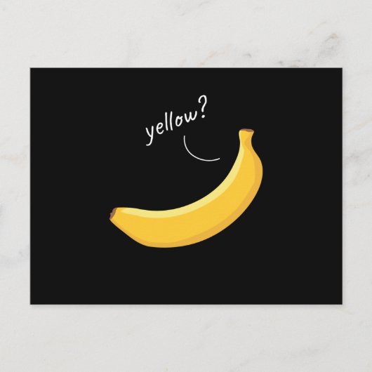 Carte Postale Yellow Banana Fruit Fruit (Devant)