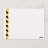 Carte Postale Yellow Cute Construction Truck Boys 2nd Birthday (Dos)