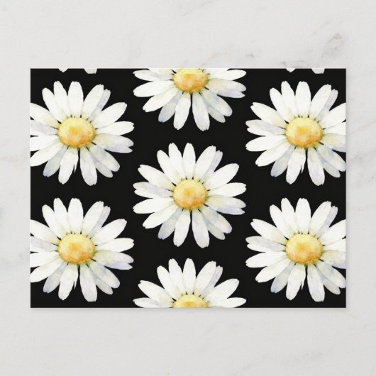 Carte Postale Yellow Dotted Daisy's (Devant)