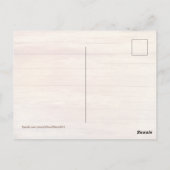 Carte Postale Yellow Lab in Wildflowers Hello Personalized (Dos)