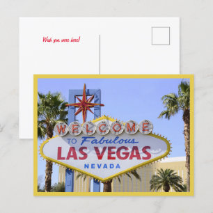 Carte postale Yellow Nevada Affiche de bienvenue L