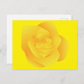 Carte Postale Yellow Rose (Devant / Derrière)