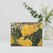 Carte postale Yellow Rose Sun (Debout devant)