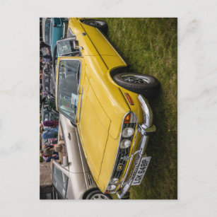 Carte Postale Yellow Triumph Stag voiture sport Jigsaw