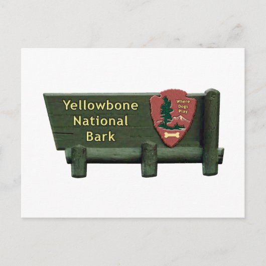 Carte Postale Yellowbone Dog Park (Devant)