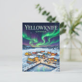 Carte Postale Yellowknife Canada (Debout devant)