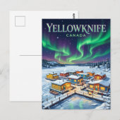 Carte Postale Yellowknife Canada (Devant / Derrière)