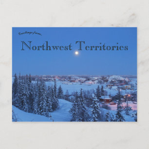 Carte Postale Yellowknife Territoires du Nord-Ouest Canada la nu