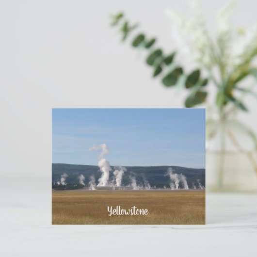 Carte postale Yellowstone (Debout devant)