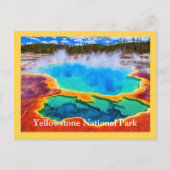 Carte postale Yellowstone (Devant)