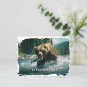 Carte postale Yellowstone Bear (Debout devant)