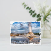 Carte postale Yellowstone Geyser (Debout devant)