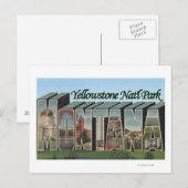 Carte Postale Yellowstone Nat'l Park, Montana (Devant / Derrière)