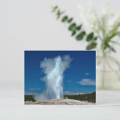 Carte Postale Yellowstone Old Faithcape Photo (Debout devant)