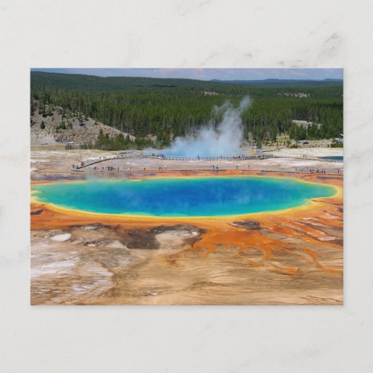Carte Postale Yellowstone Prismatic Spring Wyoming, USA (Devant)