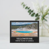 Carte postale Yellowstone USA (Debout devant)
