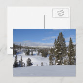 Carte Postale Yellowstone Winter Landscape Photographie (Devant / Derrière)