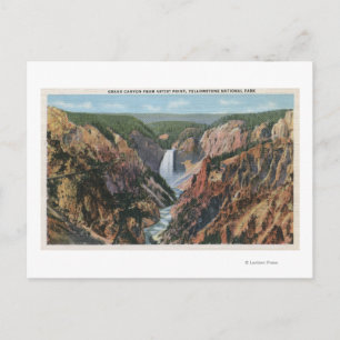 Carte Postale Yellowstone, WYfrom Artist's Point