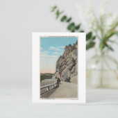 Carte Postale Yellowstone, WYVacationers, Vieille Voiture, Près (Debout devant)