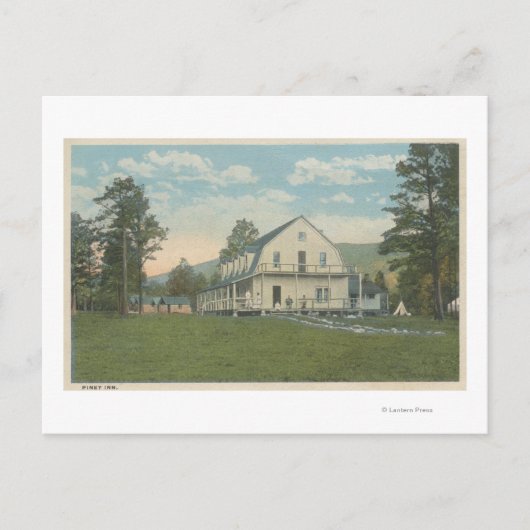 Carte Postale Yellowstone, WYView de Piney Inn (Devant)