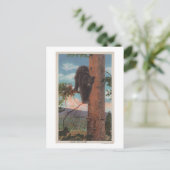 Carte Postale Yellowstone, WYView of Black Bear in Tree (Debout devant)