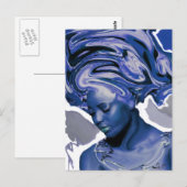 CARTE POSTALE YEMAYA OKUTE PAR LIZ LOZ (Devant / Derrière)