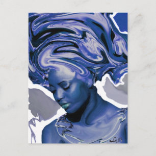 CARTE POSTALE YEMAYA OKUTE PAR LIZ LOZ