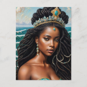 Carte Postale Yemaya Orisha Déesse de l'Eau
