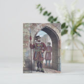 Carte Postale Yeoman Warder à la Tour de Londres (Debout devant)