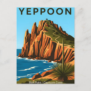 Carte Postale Yeppoon Queensland Australie Voyage Rétro