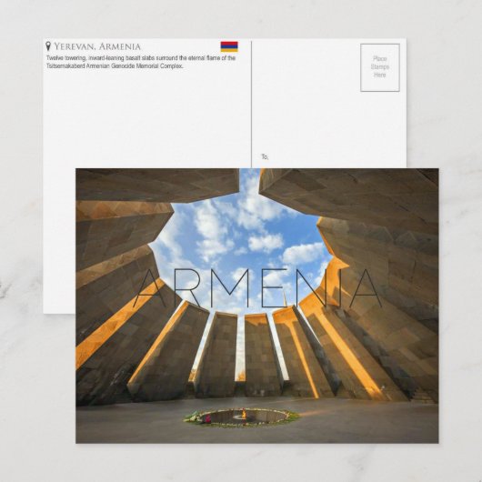 Carte Postale Yerevan, Armenia Travel Postcard (Devant / Derrière)