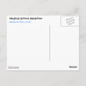 Carte postale Yersinia Pestis (Dos)