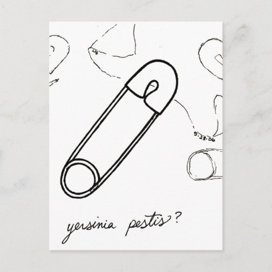 Carte postale Yersinia Pestis (Devant)