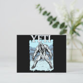 Carte Postale Yeti (Debout devant)