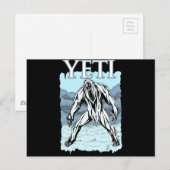 Carte Postale Yeti (Devant / Derrière)