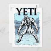 Carte Postale Yeti (Devant / Derrière)