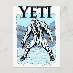 Carte Postale Yeti