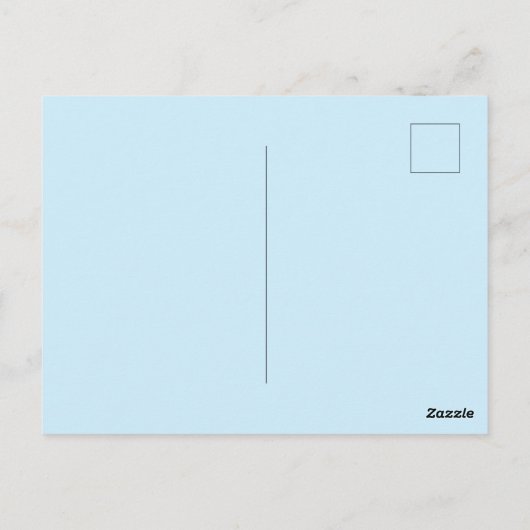 Carte postale Yéti avec un cône de glace (Dos)