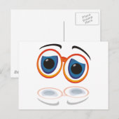 Carte Postale Yeux (Devant / Derrière)