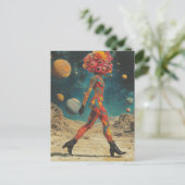 Carte Postale Yeux Alien (Debout devant)